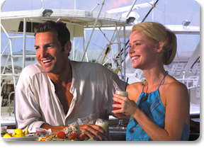 Enjoy waterfront dining on Gulf Beaches