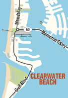 Tampa Bay &amp; Gulf Beaches Welcome Guide-Map